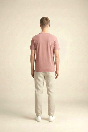 Lars Short Sleeve T-Shirt - Dusty Pink