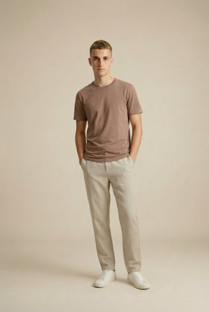 Lars Short Sleeve T-Shirt - Mocha
