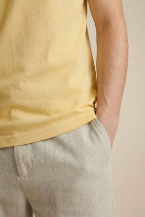 Lars Short Sleeve T-Shirt - Soft Yellow