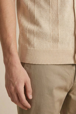 Lund Knit Polo Shirt - Ecru