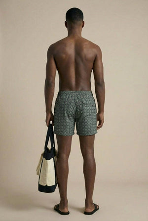 Neptune Swim Shorts - Bottle Green