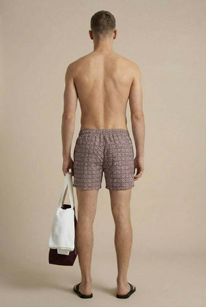 Neptune Swim Shorts - Burgundy