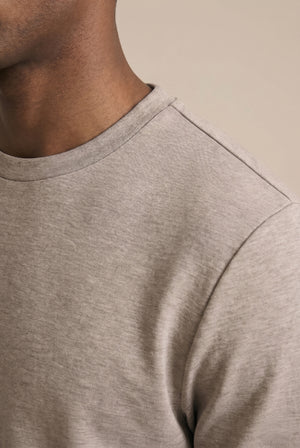 Odin Bonded Jersey Oversized T-Shirt - Beige