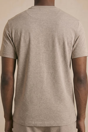 Odin Bonded Jersey Oversized T-Shirt - Beige