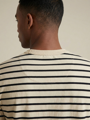 Olsen T-Shirt - Ecru / Navy