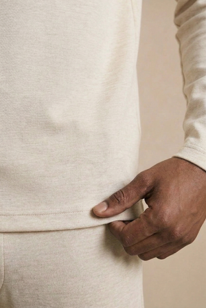 Veer Quarter Zip - Ecru
