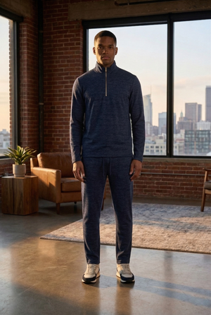 Veer Quarter Zip - Navy
