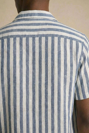 Vester Shirt Co-Ord - White / Navy