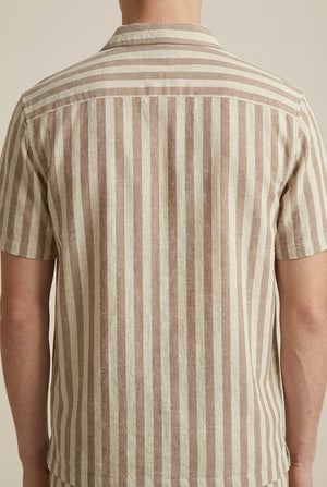 Vester Shirt Co-Ord - White / Stone